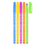 Ручка шариковая, масляная, Basir, синие чернила, цветной ребристый корпус, 50 шт