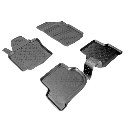 Ковры в салон Norplast/Unidec для Seat Altea в кузове 5P1 (2004-)Полиуретан,Черный, арт.NPL-Po-80-10