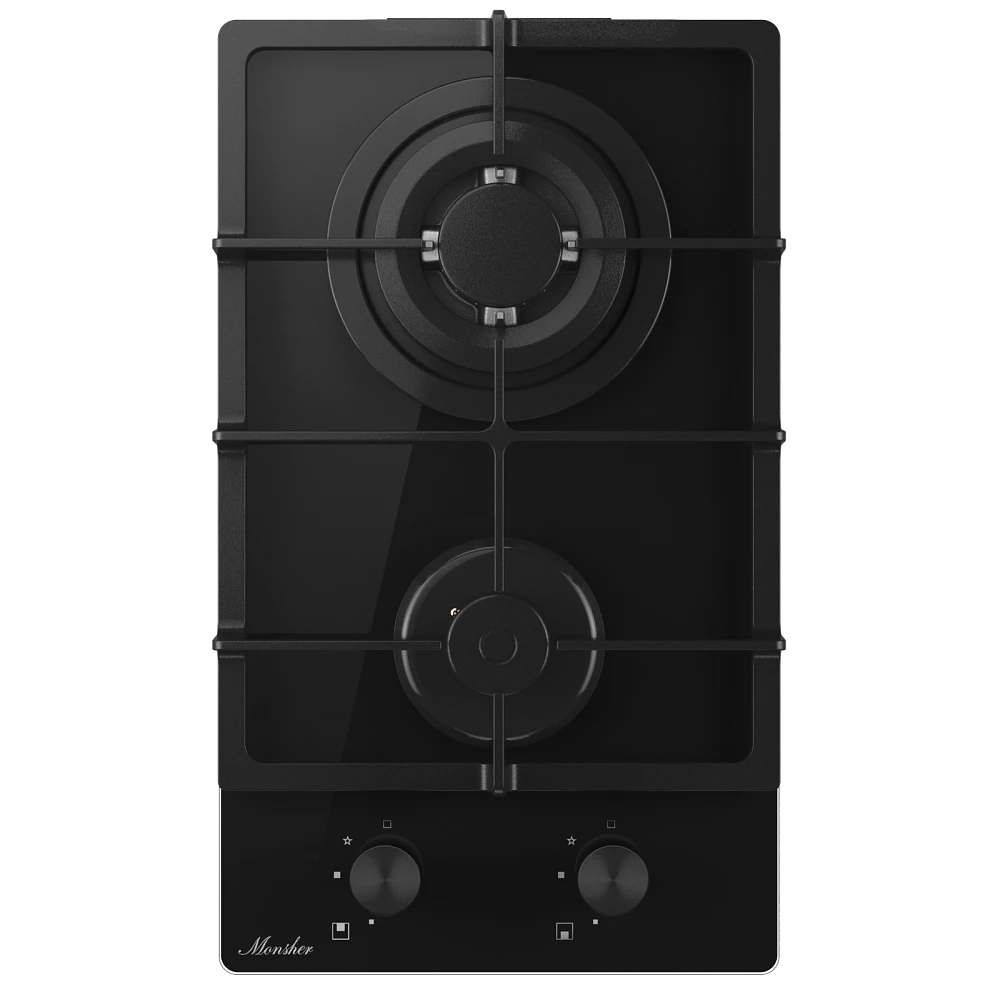 Встраиваемая газовая варочная панель Monsher MGG 33 Noir