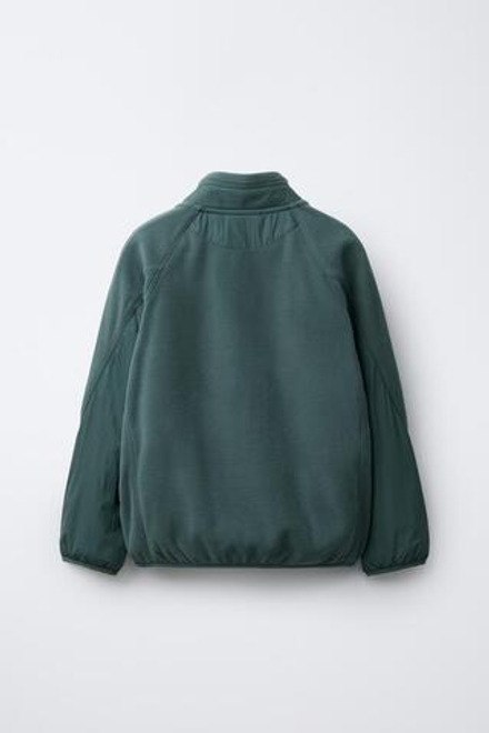 ZARA КУРТКА С ВОРОТНИКОМ-СТОЙКОЙ - SKI COLLECTION, ЗЕЛЕНЫЙ