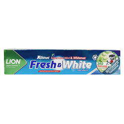 Lion Зубная паста отбеливающая прохладная мята - Thailand fresh & white, 160г