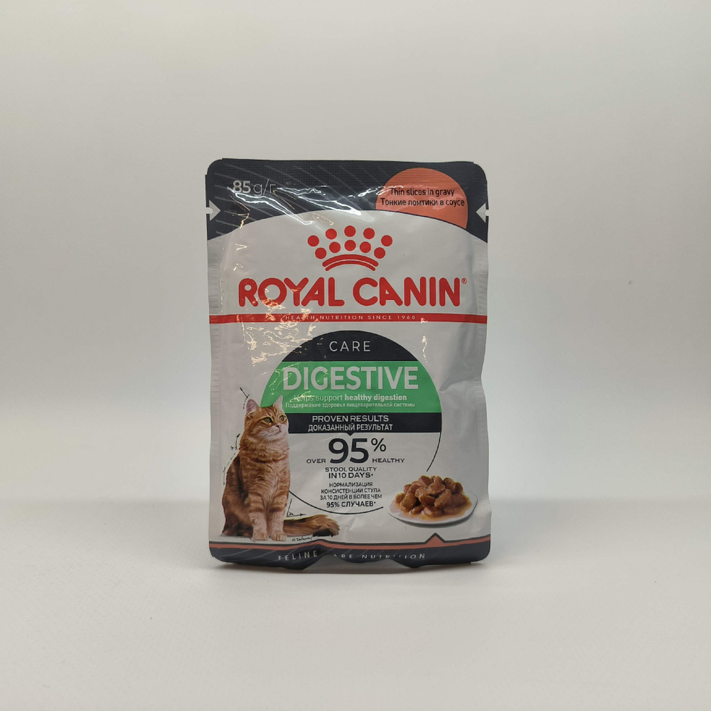 Тонкие ломтики в соусе, 85г Digestive для здоровья пищеварительной системы Royal Canin