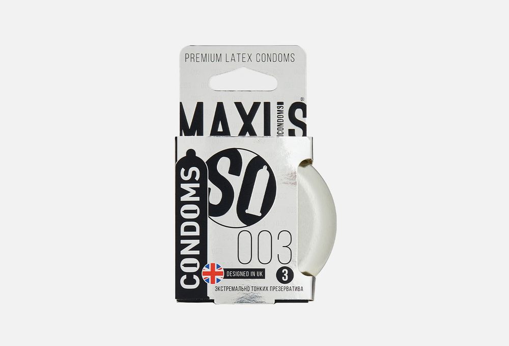 Презервативы Гипертонкие MAXUS 003 - 3 шт