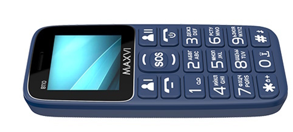 Сотовый телефон Maxvi B110 Blue