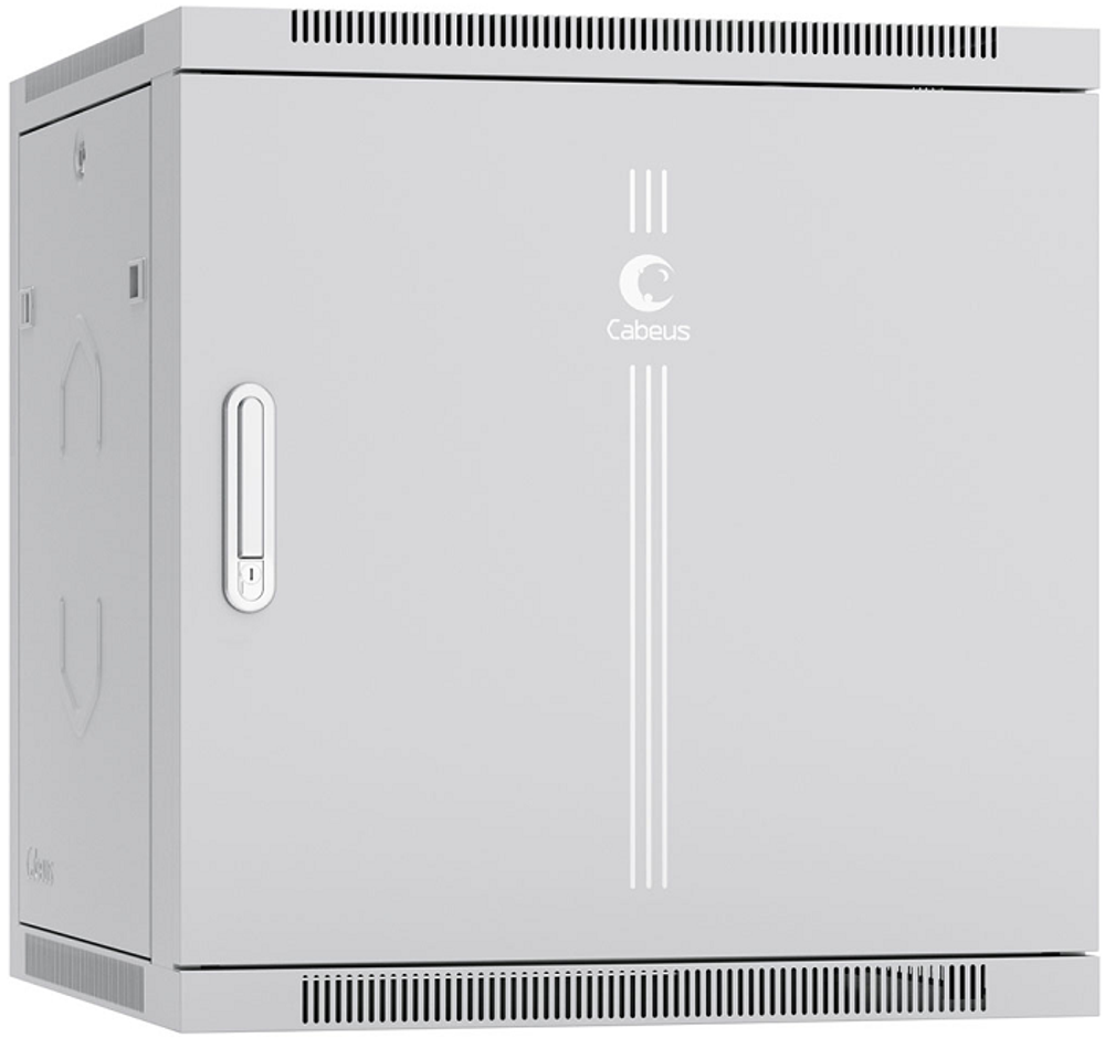 Шкаф настенный 19", 12U Cabeus SH-05F-12U60/60m-R