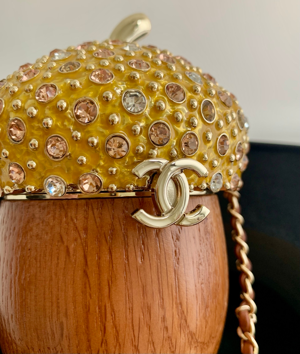 Chanel Acorn Minaudiere 17 cm
