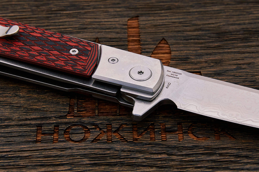 Нож складной Artisan Classic , клинок 98мм, сталь VG-10 в обкладках, рукоять G10