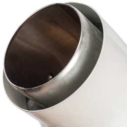 Элемент дымохода  Ø80/100 отвод 45° утепленный п/м