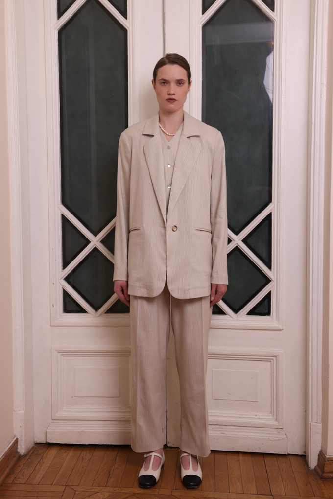 Пиджак, бежевый