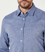 Льняная рубашка Hanson Joop! Jeans - темно-синий(30045977)