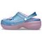 Crocs Classic Platform Clog 'Blue Pink'