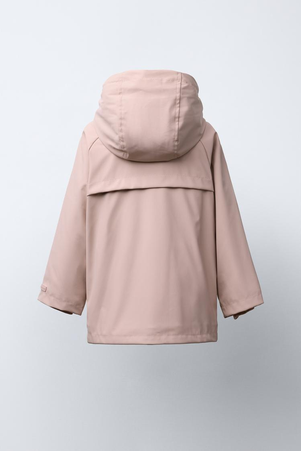 ZARA ПРОРЕЗИНЕННАЯ КУРТКА WATER REPELLENT, РОЗОВЫЙ