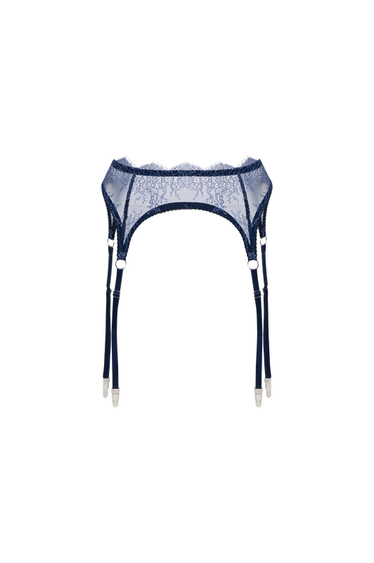 Пояс для чулок Elly синий