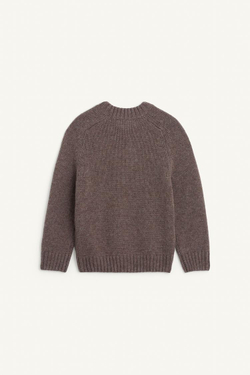 ZARA ТРИКОТАЖНЫЙ СВИТЕР, КОРИЧНЕВЫЙ