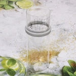 Банка для продуктов стеклянная 1000мл «O'lala» с мерный стаканом