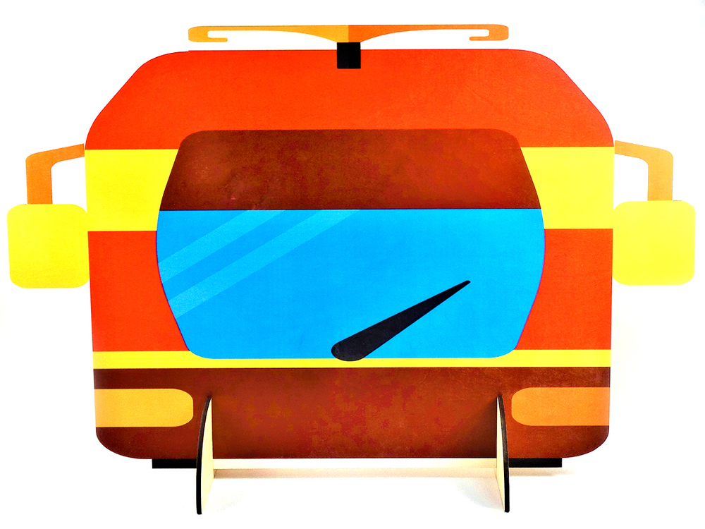 Ширма для сюжетно-ролевых игр Трамвай