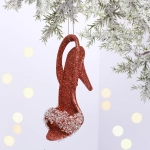 Подвеска «Волшебная туфелька» 8*5*10 см, Янтарь