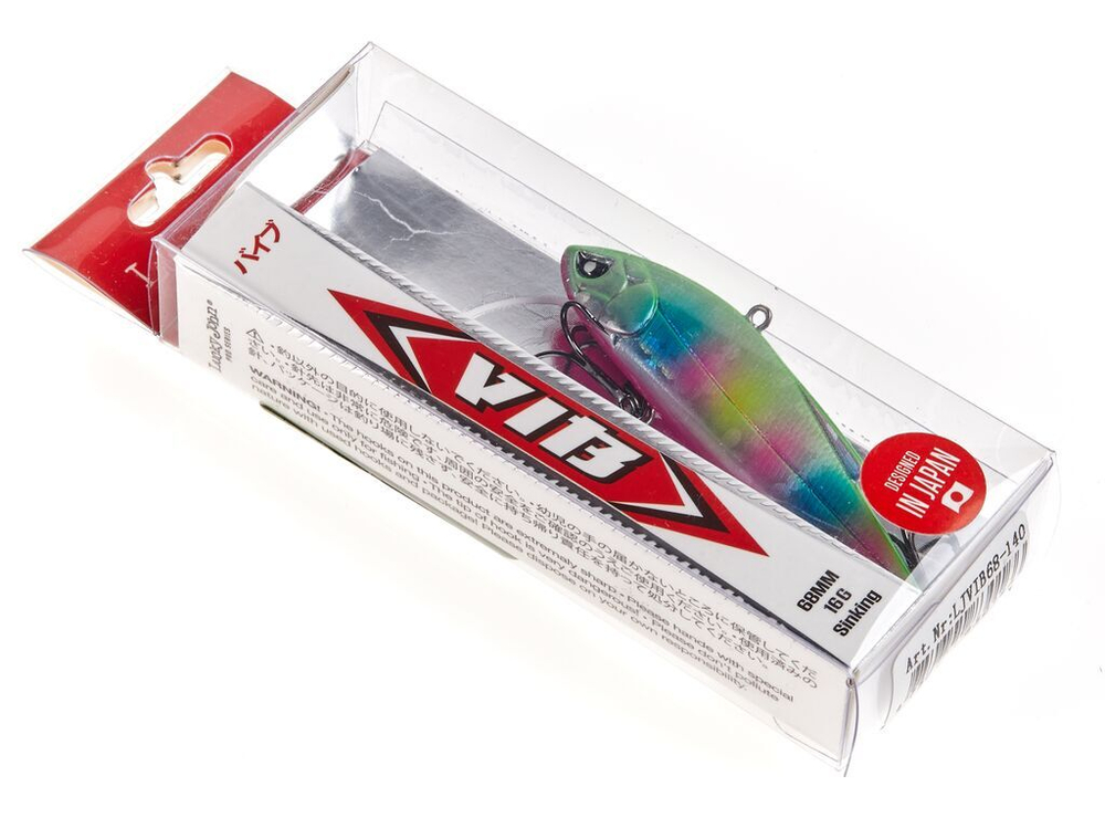 Воблер тонущий вертикальный LJ Pro Series VIB S 68.00/140