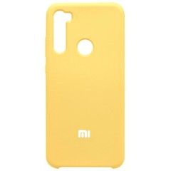 Силиконовый чехол Silicone Cover для Xiaomi Redmi Note 8 (Желтый)