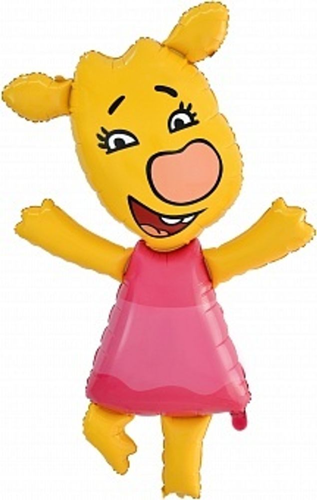 К Фигура Оранжевая корова Зоя  (52&#39;&#39;/132 см)