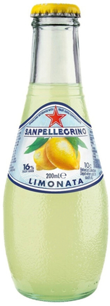 Газированный напиток Сан Пеллегрино Лимон / San Pellegrino Limonata 0.2 - стекло