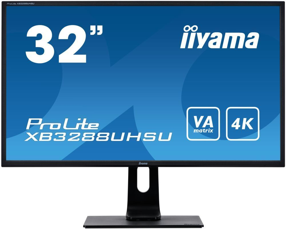 Монитор Iiyama 32;; ProLite XB3288UHSU-B1 3840x2160 VA LED 75Гц 3ms FreeSync HDMI DisplayPort