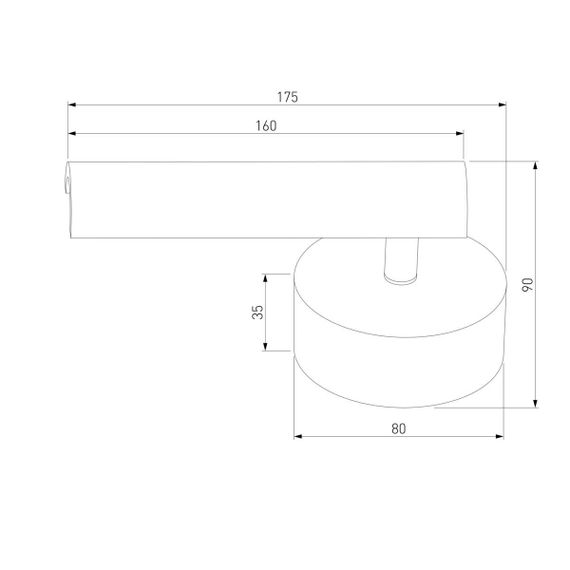 Светодиодный спот Eurosvet Tint 20126/1 LED белый