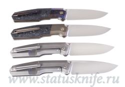 Сет 4 ножа CKF/Philippe Jourget FIF20 2021 (M390, Ti , CF, ZircuTi, Больстер)фотография - 2