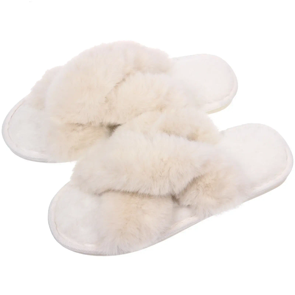 Тапочки женские домашние «TWIN», цвет белый, р-р 40-41