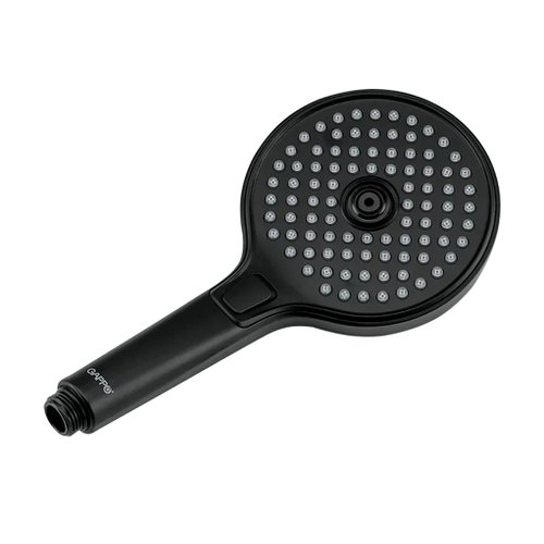 Лейка для душа GAPPO G004 3 режима, круглая, ЧЕРНЫЙ