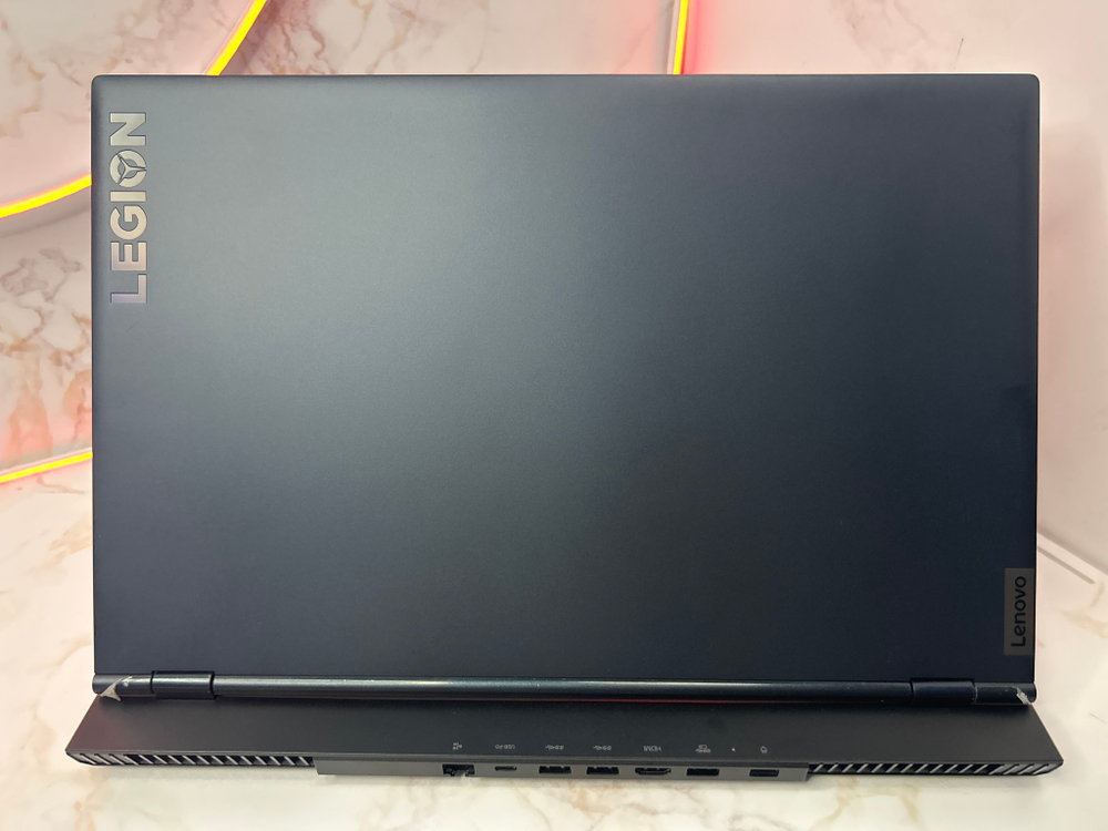 Ноутбук игровой Lenovo Legion 5 17ACH6 (82K00006RK) 17.3"/ AMD Ryzen 7 5800H/RAM 16 GB/SSD 512 GB/Nvidia RTX3050 4GB/1920*1080/IPS/DOS/Подсветка кл-ры: LED/Темно-синий
