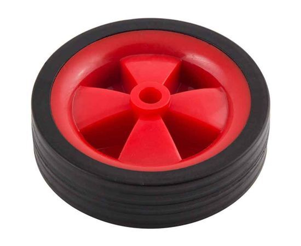 Колесо для сумки-тележки, диаметр 88мм, пластик, 93539, Рыжий Кот