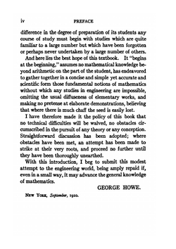 Mathematics for the Practical Man. Explaining Simply and Quickly All the Elements of Algebra, Geometry, Trigonometry, Logarithms, Coördinate Geometry, Calculus | George Howe