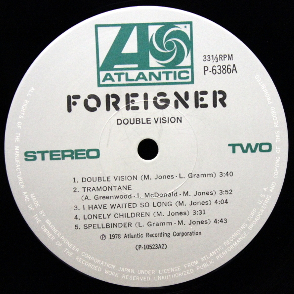 Foreigner / Double Vision (LP)