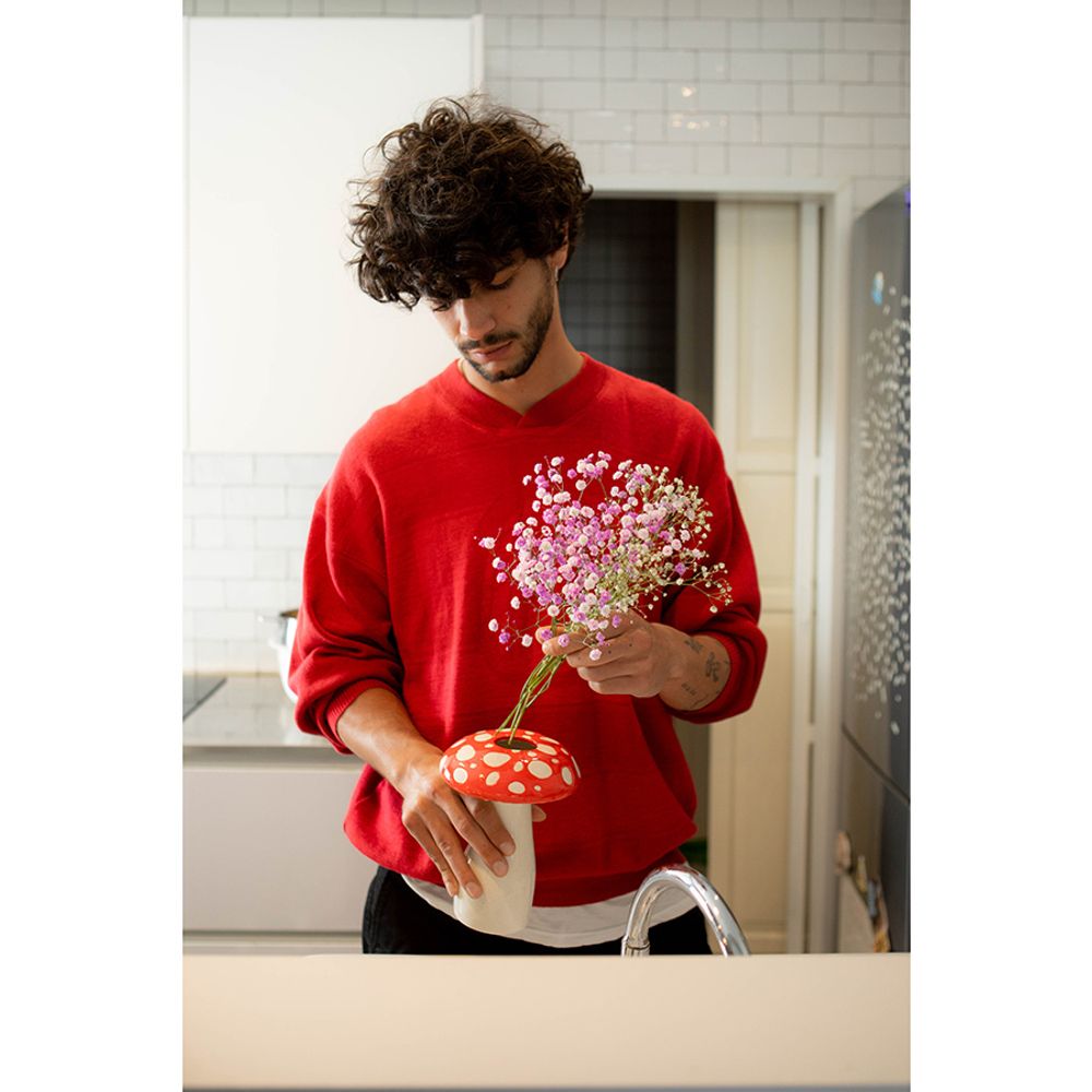 Ваза для цветов Amanita, 19 см