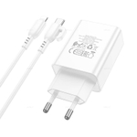 Зарядное устройство Borofone PD20W BA21A Pro QC3.0 для Lightning (white)