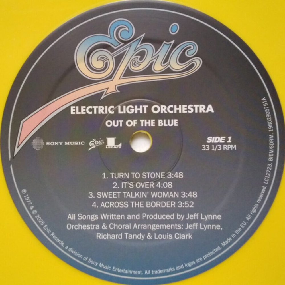 Electric Light Orchestra / Out Of The Blue (Limited Edition)(Coloured Vinyl)(2LP)