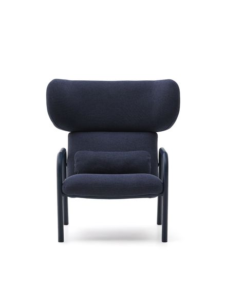 Кресло Inari синее из стали и полиэстра Испания