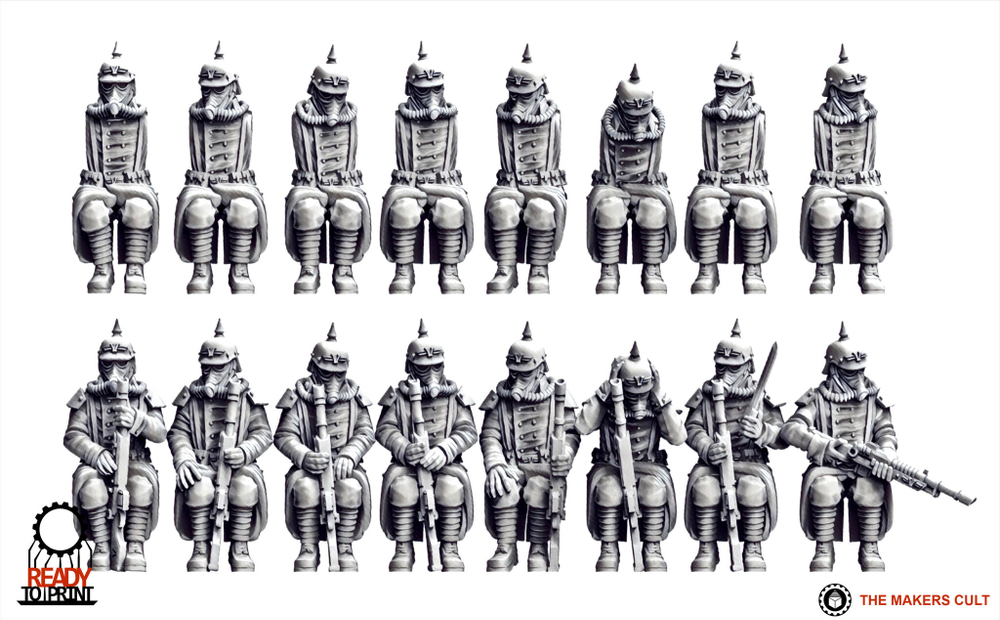 Криг Десант в транспорте. Valour Korps - Transport Infantry