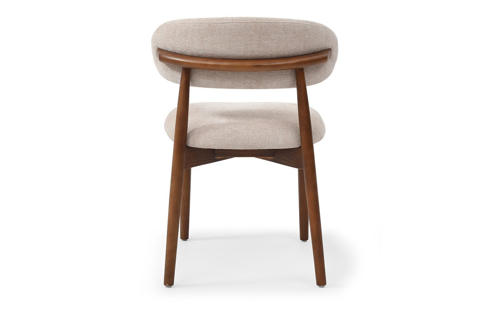 Стул DC096 бежевый/орех