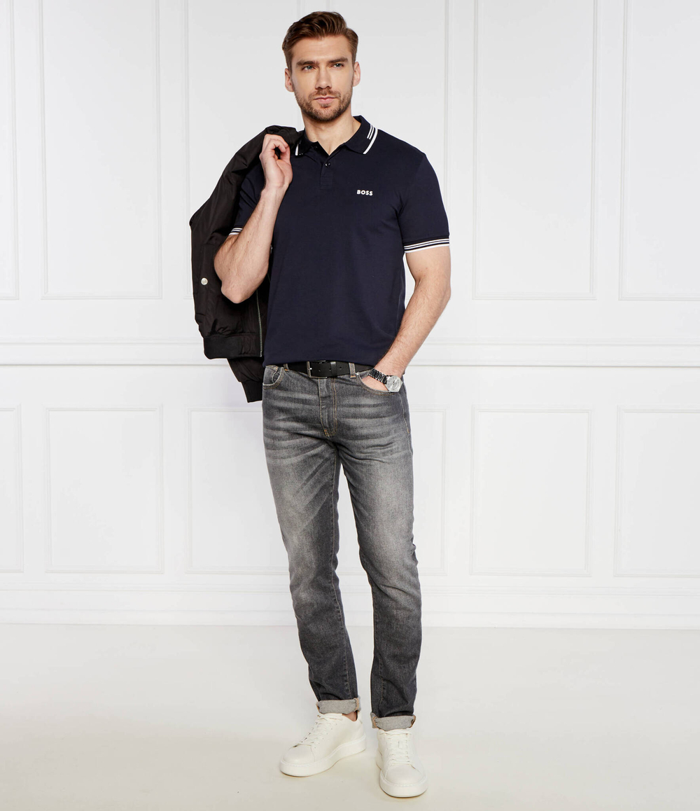 Поло Paul BOSS GREEN - темно-синий(50506193)