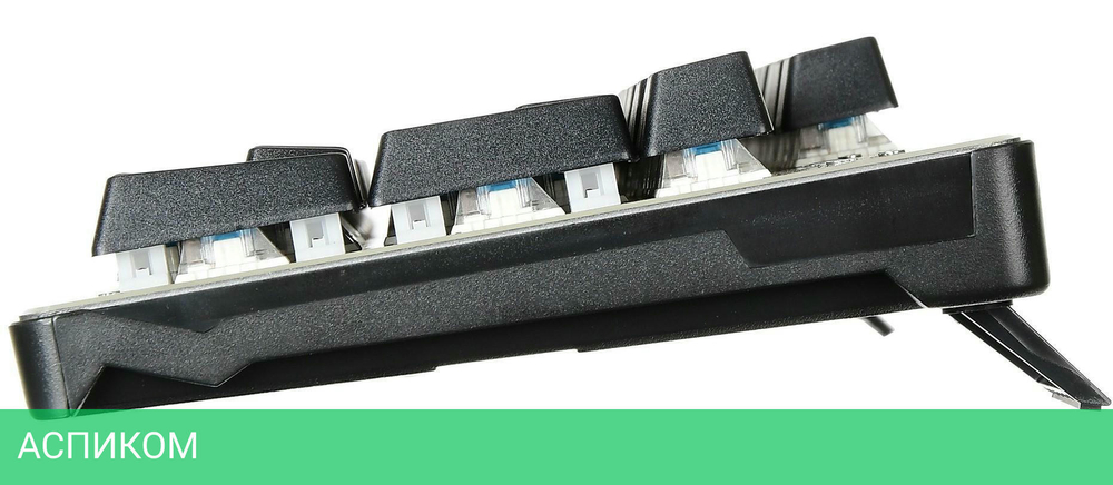 Клавиатура Oklick 970G Dark Knight черный/серебристый (499578)