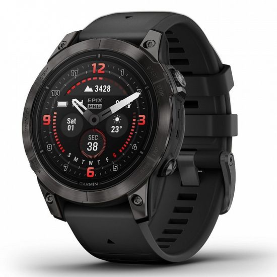 Garmin EPIX-2 Pro 47 Sapphire Carbon Grey/Black Band (010-02803-11)