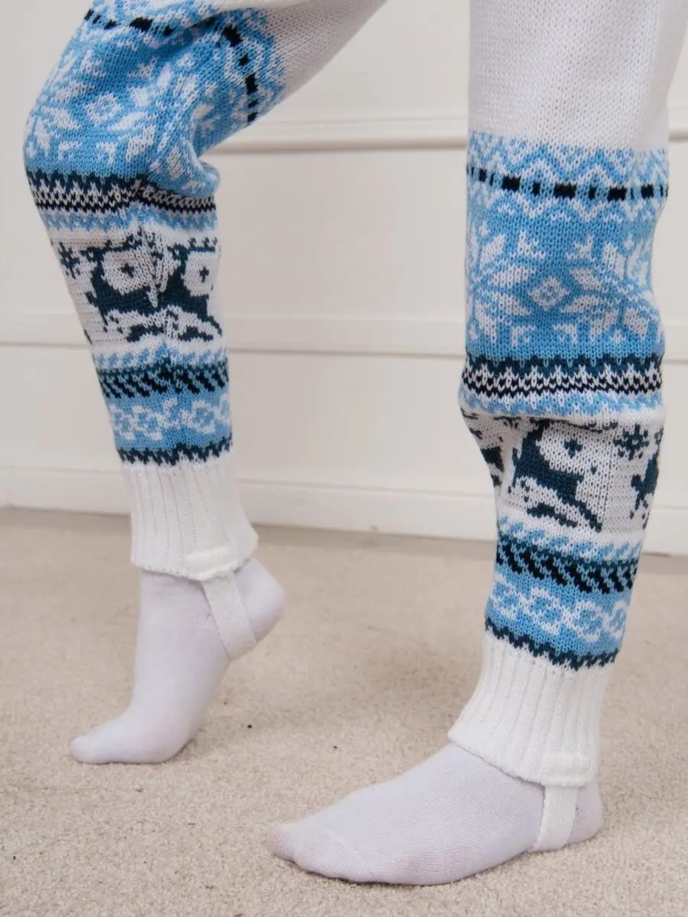 Рейтузы вязаные с орнаментом