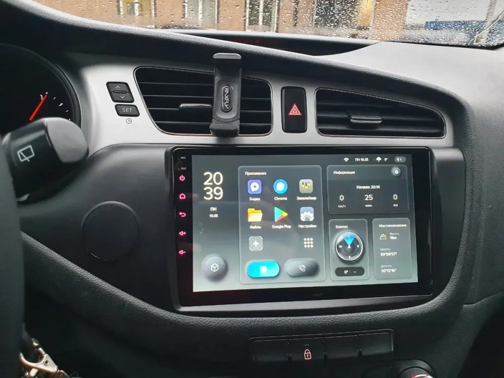 Магнитола для KIA Ceed 2 (JD) 2012-2018 (рамка матовая) - Carmedia OL-9781 IPS, Android 10, 8 ядер (TS18), 4G SIM-слот