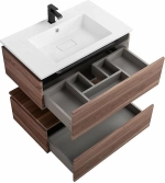 Тумба с раковиной Cezares Slider 80 SLIDER-800-1C-SO-NA орех дымчатый