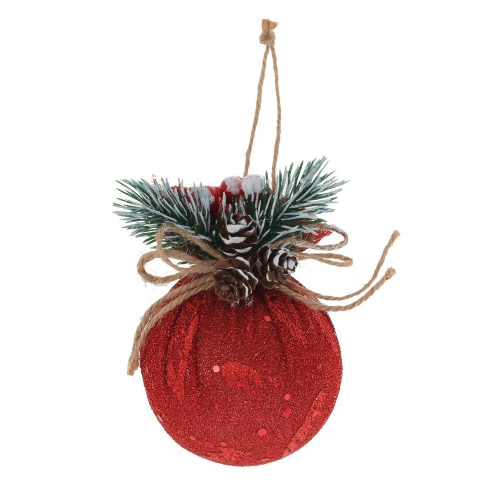 GAEM Набор из 3шт Украшение новогоднее "Шар", D 7.5 см, L23,5 W8 H11,5 см