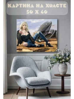 Картина на стену 40 X 50 Девушка