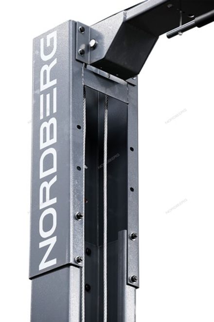 Цена на NORDBERG (N4124HE-4,5G) Подъемник 380V 2х стоечный 4,5т с верхней синхронизацией с электростопорами