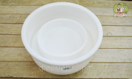 Форма для сыра на 4 кг, цилиндрическая под пресс